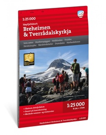 Wandelkaart Hoyfjellskart NO Breheimen - Tverrådalskyrkja | Calazo