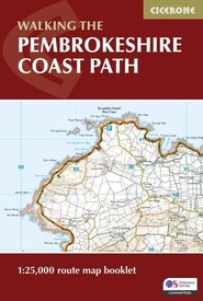 Wandelgids Walking the Pembrokeshire Coast Path map booklet | Cicerone