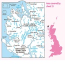 Wandelkaart - Topografische kaart 013 Landranger West Lewis & North Harris | Ordnance Survey