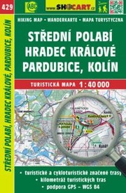 Wandelkaart 429 St?ední Polabí, Hradec Králové, Pardubice, Kolín | Shocart
