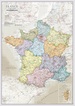 Wandkaart Classic Frankrijk | 60 x 42 | Maps International