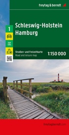 Wegenkaart - landkaart 01 Schleswig-Holstein – Hamburg | Freytag & Berndt