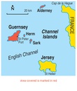 Wandelgids Guernsey met Alderney, Sark en Herm | Sunflower books