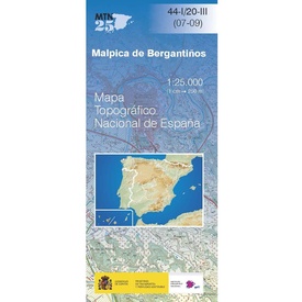 Topografische kaart 44-I/20-III Malpica de Bergantiños | CNIG - Instituto Geográfico Nacional