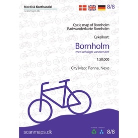 Fietskaart 8/8 Bornholm (Denemarken) | Scanmaps