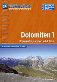 Wandelgids 1 Hikeline Dolomieten Dolomiten 1 | Esterbauer