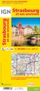 Wegenkaart - landkaart - Fietskaart - Stadsplattegrond 88412 Strasbourg | IGN - Institut Géographique National