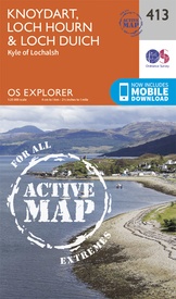 Wandelkaart - Topografische kaart 413 OS Explorer Map | Active Knoydart / Loch Houm | Ordnance Survey