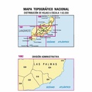 Topografische kaart 1082 MT50 Arrecife (Lanzarote) | CNIG - Instituto Geográfico Nacional1