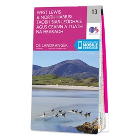 Wandelkaart - Topografische kaart 013 Landranger West Lewis & North Harris | Ordnance Survey