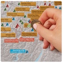 Scratch Map Alpine Cycle Climbs | Maps International