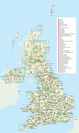 Overzichtskaart Fietskaarten 1:110.000 Engeland, Wales, Schotland en Noord-Ierland | Sustrans