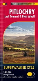 Wandelkaart Pitlochry Loch Tummel & Blair Atholl | Harvey Maps