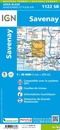 Topografische kaart - Wandelkaart 1122SB Savenay | IGN - Institut Géographique National