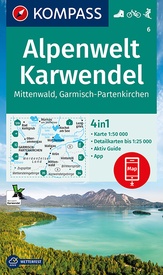 Wandelkaart 6 Alpenwelt - Karwendel | Kompass