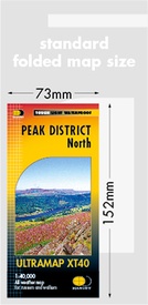 Wandelkaart Peak District Noord | Harvey Maps