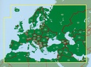 Wegenkaart - landkaart Bahnen + Fähren Europa, treinkaart | Freytag & Berndt