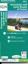 Fietskaart 924 Frankrijk - Voies Vertes & véloroutes | IGN - Institut Géographique National
