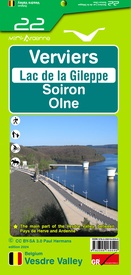 Wandelkaart 22 Verviers Lac de la Gileppe Soiron Olne | Mini-Ardenne