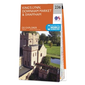 Wandelkaart - Topografische kaart 236 OS Explorer Map King's Lynn, Downham Market, Swaffham | Ordnance Survey