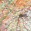 Wegenkaart - landkaart Syria and Libanon - Syrië | Gizi Map