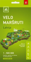 Velo Marsruti Latvija - Fietskaart Letland