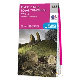 Wandelkaart - Topografische kaart 188 Landranger Maidstone & Royal Tunbridge Wells | Ordnance Survey