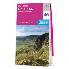 Wandelkaart - Topografische kaart 100 Landranger Malton & Pickering, Helmsley & Easingwold | Ordnance Survey