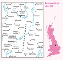 Wandelkaart - Topografische kaart 120 Landranger Mansfield & Worksop, Sherwood Forest | Ordnance Survey