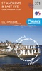 Wandelkaart - Topografische kaart 371 OS Explorer Map | Active St Andrews / East Fife | Ordnance Survey