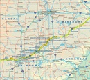 Wandelkaart Touring Maps Route 66 | Collins