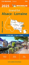 Wegenkaart - landkaart 516 Alsace / Lorraine  Grand Est 2025 | Michelin