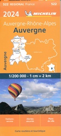 Wegenkaart - landkaart 522 Auvergne 2024 | Michelin