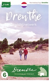 Wandelknooppuntenkaart 6 Wandelnetwerk Drenthe Zuidwolde  - Hoogeveen - Meppen | Recreatieschap Drenthe