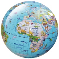 Inflatable globe 30 cm animals