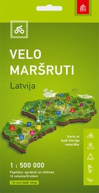 Fietskaart Velo Marsruti Latvija - Fietskaart Letland | Jana Seta