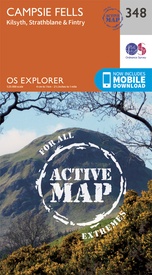 Wandelkaart - Topografische kaart 348 OS Explorer Map | Active Campsie Fells | Ordnance Survey