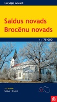 Saldus novads. Brocēnu novads - Saldus & omgeving