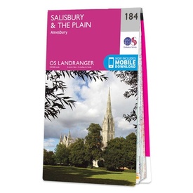 Wandelkaart - Topografische kaart 184 Landranger Salisbury & The Plain, Amesbury | Ordnance Survey