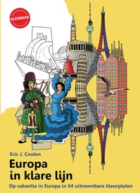 Kleurboek Europa in klare lijn | Ezo Wolf