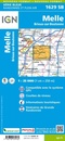 Wandelkaart - Topografische kaart 1629SB Melle | IGN - Institut Géographique National