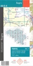 Wandelkaart - Topografische kaart 66/3-4 Topo25 Sugny | NGI - Nationaal Geografisch Instituut