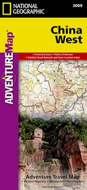 Wegenkaart - landkaart 3009 Adventure Map China West | National Geographic