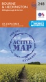 Wandelkaart - Topografische kaart 248 OS Explorer Map | Active Bourne / Heckington | Ordnance Survey