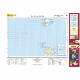 Topografische kaart 1079 MT50 Isla de Alegranza (Lanzarote) | CNIG - Instituto Geográfico Nacional1