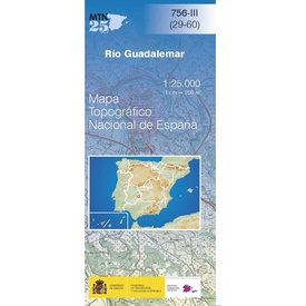 Topografische kaart 756-III Río Guadalemar | CNIG - Instituto Geográfico Nacional1