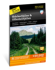 Wandelkaart Fjällkartor 1:50.000 Skäckerfjällen - Offerdalsfjällen | Zweden | Calazo