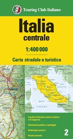 Wegenkaart - landkaart 2 Italië Centraal | Touring Club Italiano