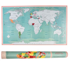 Scratch Map Vintage World Map | Rex London