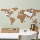 Wereldkaart van kurk Cork Board Map | Luckies